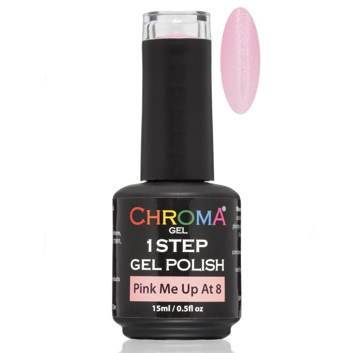 Chroma Gel 1 Step Gel Polish Pink Me Up At 8 No.56 - Beauty Hair Products LtdChroma Gel