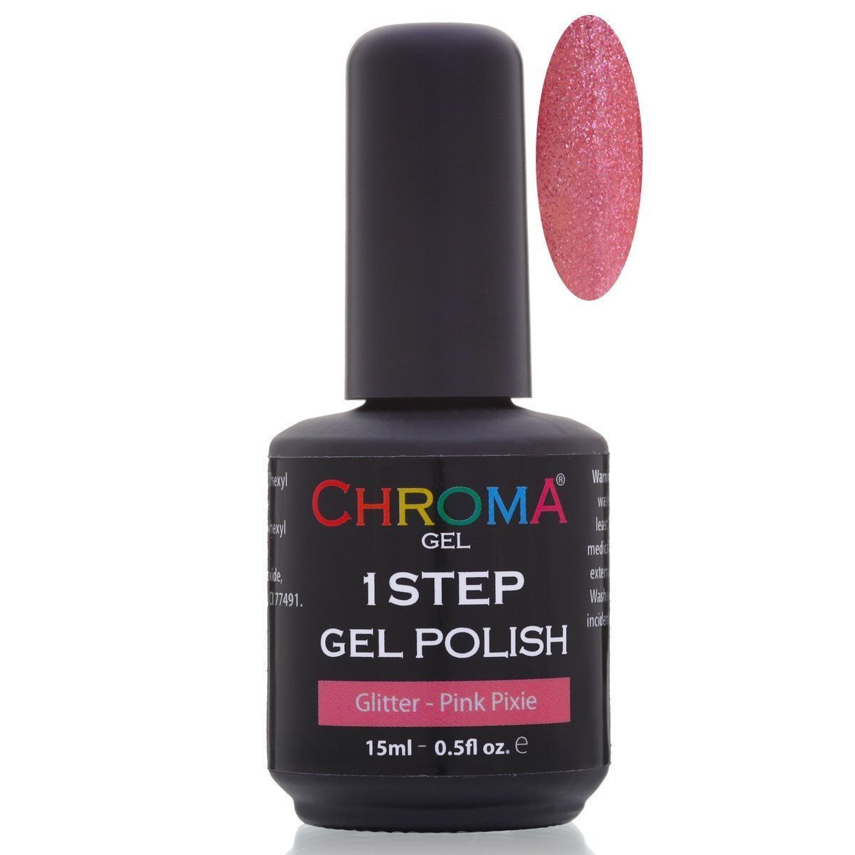 Chroma Gel 1 Step Gel Polish - Pink Pixie No.16: Long-lasting, Stunning Shine - beautyhair.co.ukChroma Gel