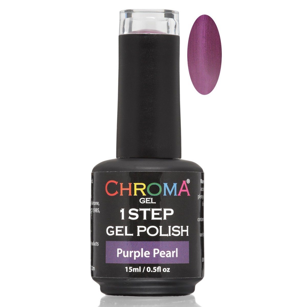 Chroma Gel 1 Step Gel Polish Purple Pearl No.63 - Beauty Hair Products LtdChroma Gel