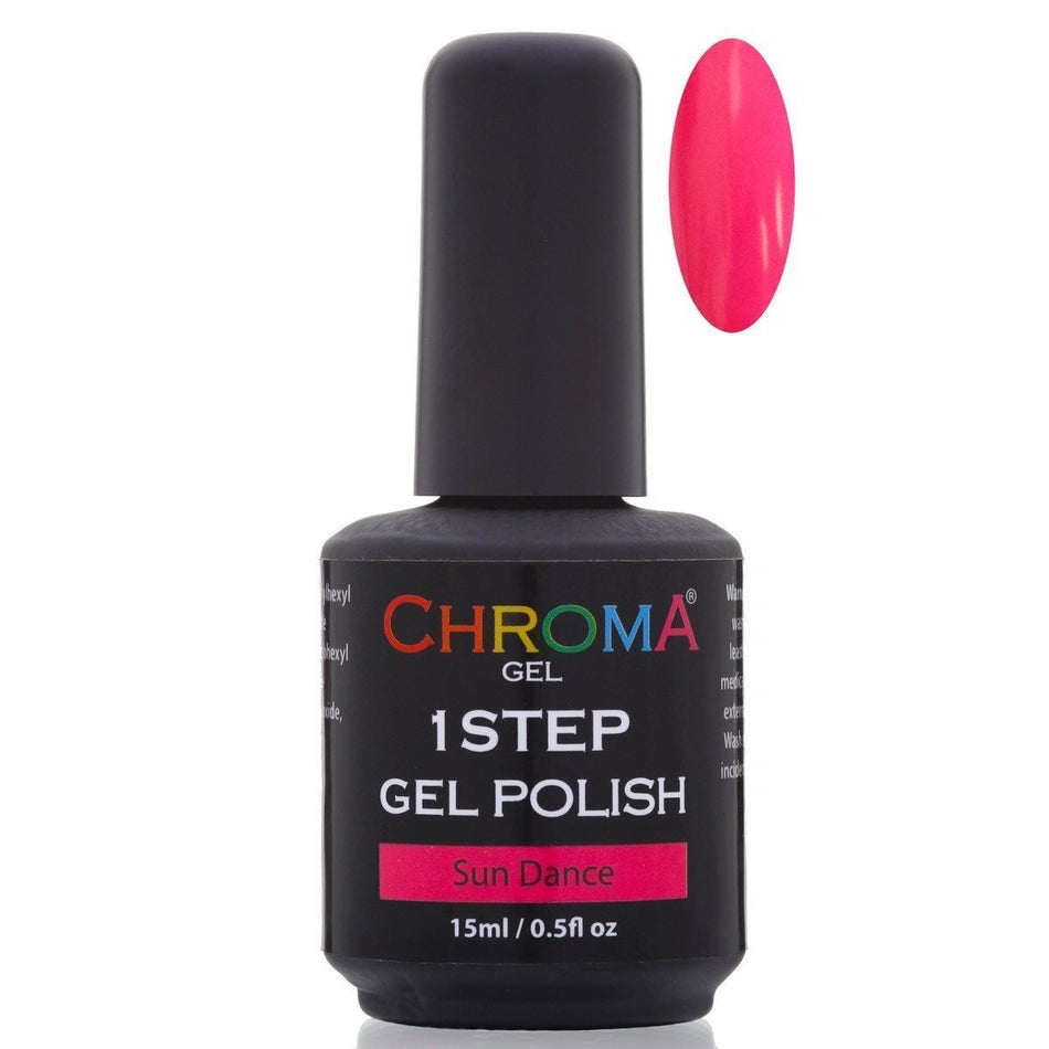 Chroma Gel 1 Step Gel Polish - Sun Dance No.5: Long-lasting, Easy Application - beautyhair.co.ukChroma Gel