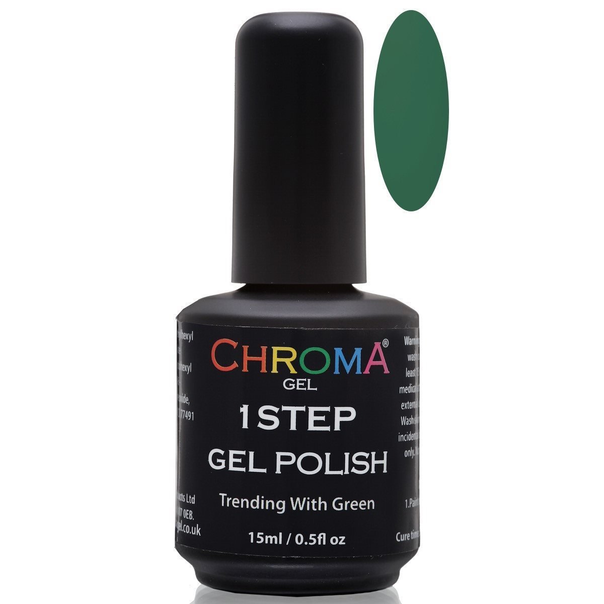 Chroma Gel 1 Step Gel Polish Trending With Green No.47 - beautyhair.co.ukChroma Gel