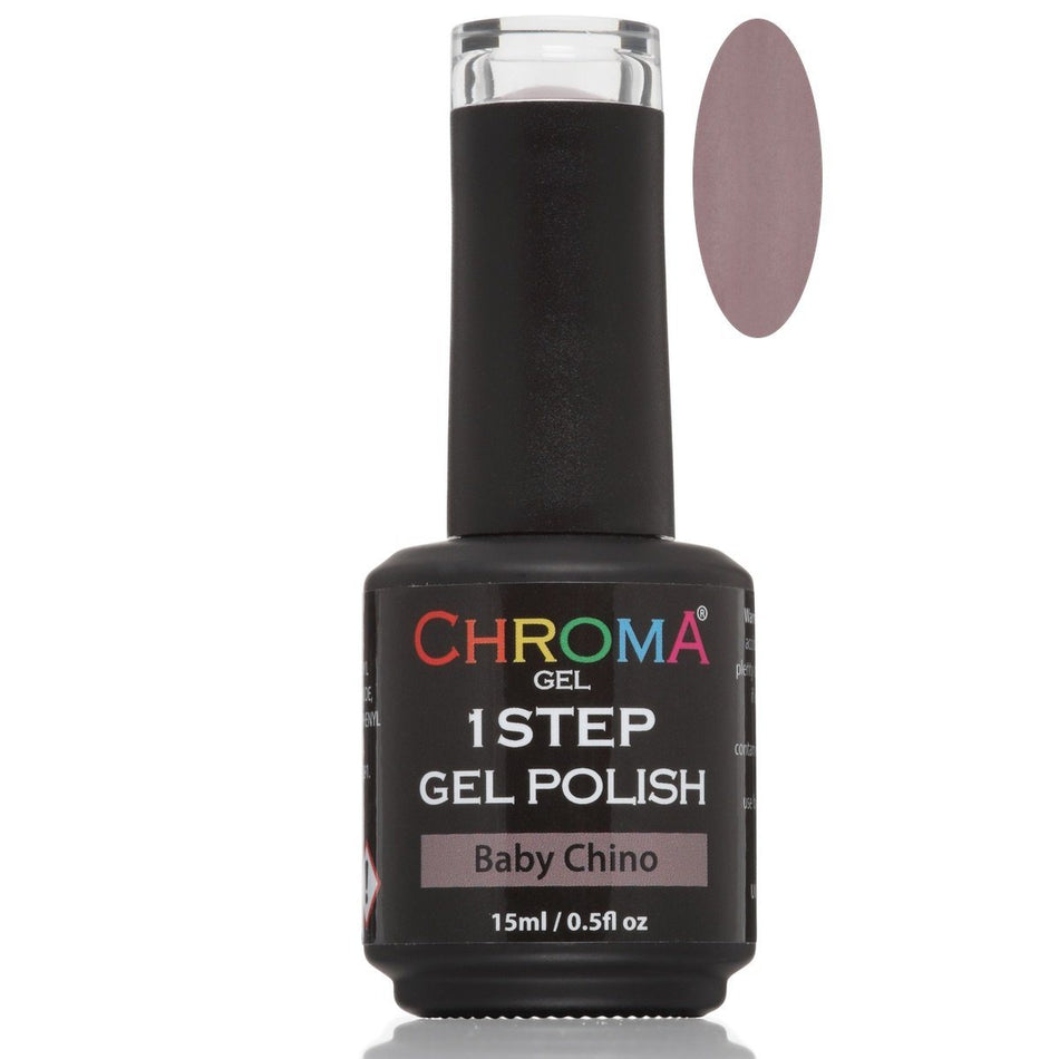 Chroma Gel Gel 1 Step Gel Polish Baby Chino No.78 - Beauty Hair Products LtdNails