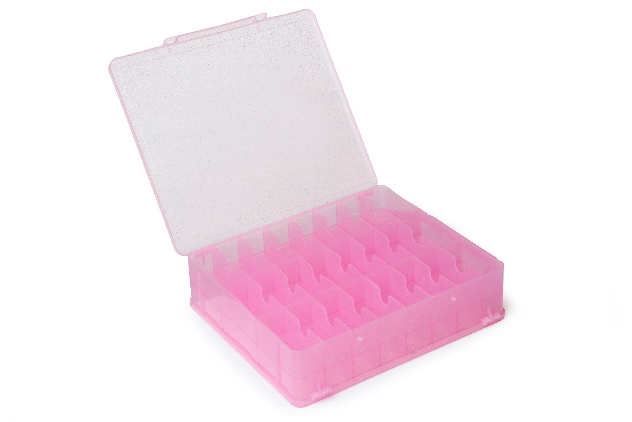 Chroma Gel Nail Polish Case Holder - Pink Glitter, 48 Polishes Capacity, Lightweight & Durable - beautyhair.co.ukChroma Gel