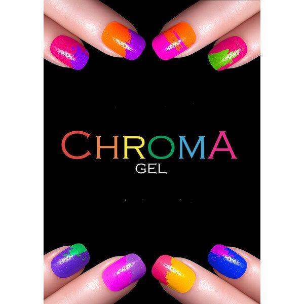 Chroma Gel Salon Poster: Captivating Nail Color Display - beautyhair.co.ukChroma Gel