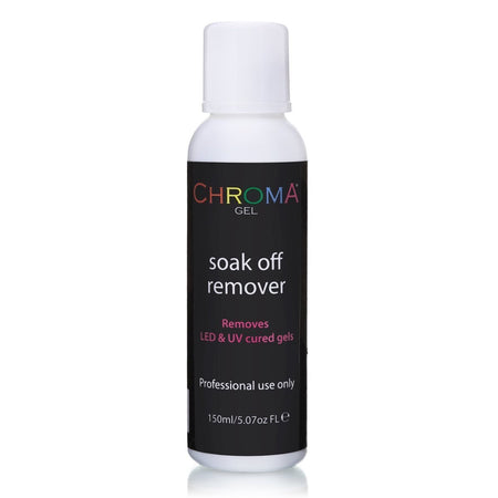 Chroma Gel Soak Off Remover Acetone - Quick & Easy Nail Gel Removal in Minutes - beautyhair.co.ukAccessories