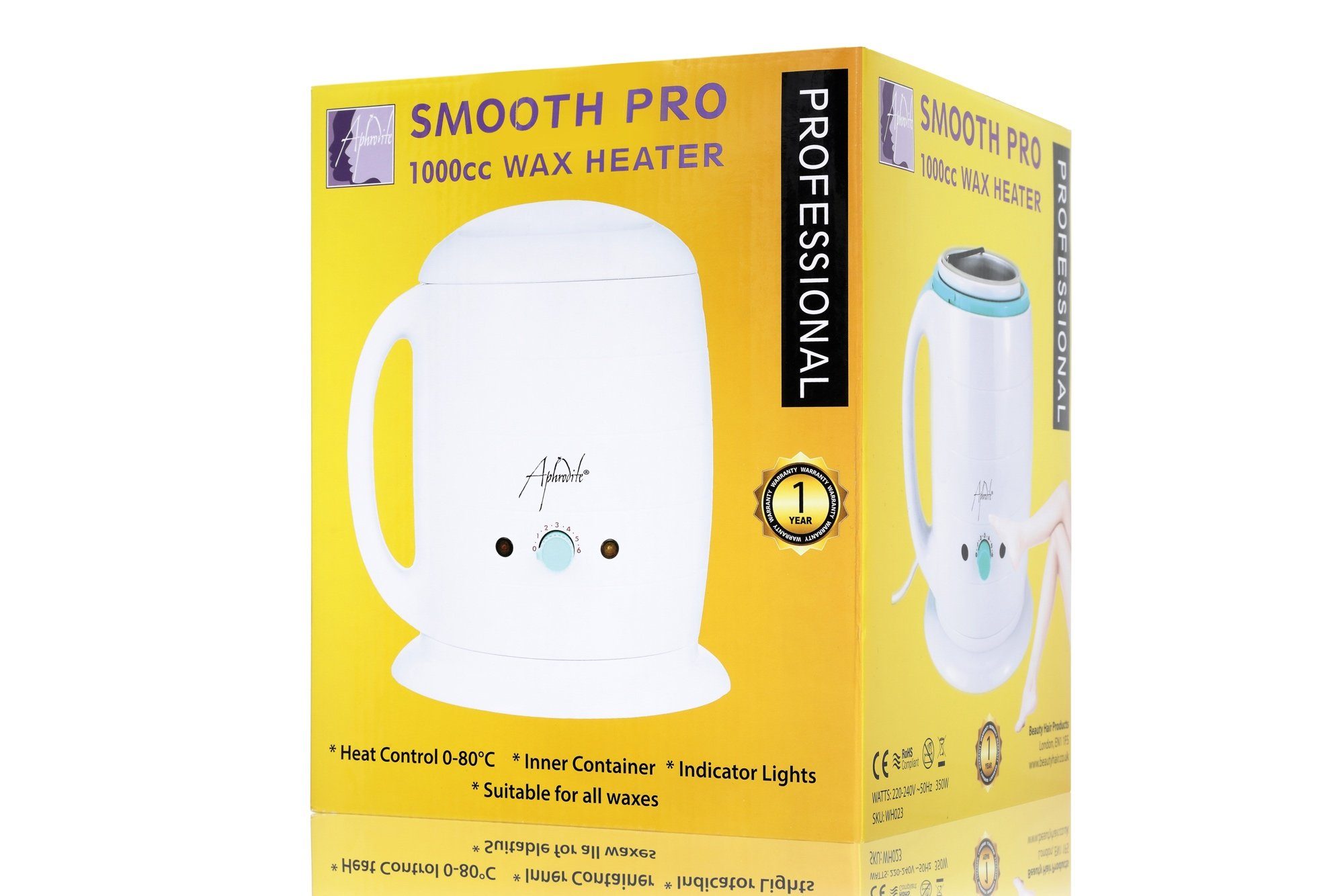 Damaged Box Smooth Pro Wax Heater 1000cc - Beauty Hair Products LtdWax Heaters