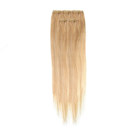 Economy Full Head Clip in Hair 18 inch | Blond Blend (25/24) - beautyhair.co.ukHair Extensions
