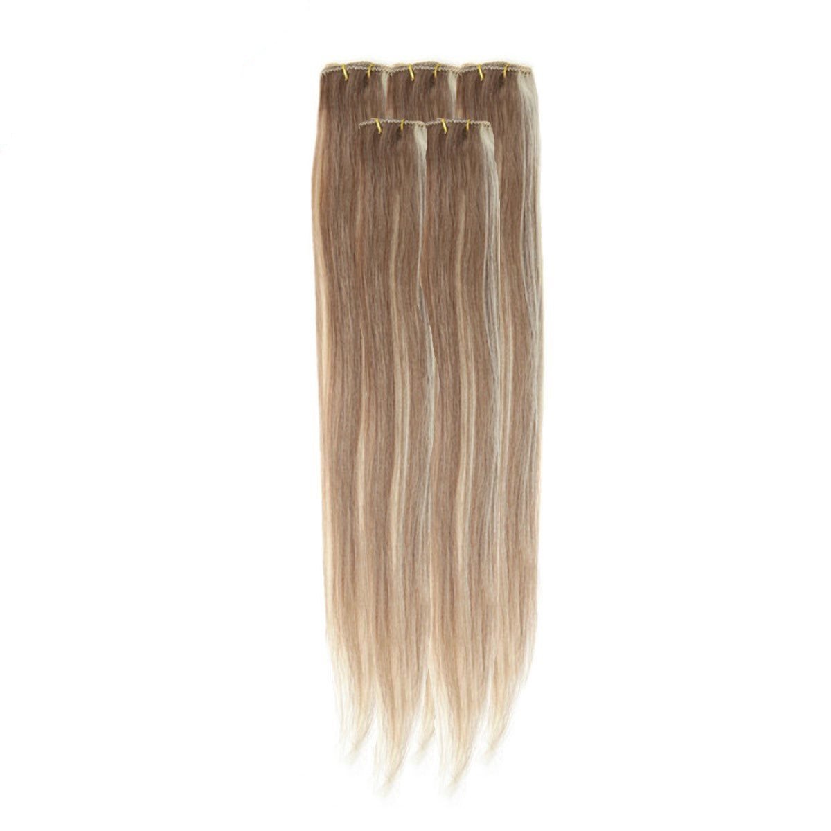 Economy Full Head Clip in Hair 18 inch | Brown Blondie Blend (8/22) - beautyhair.co.ukHair Extensions