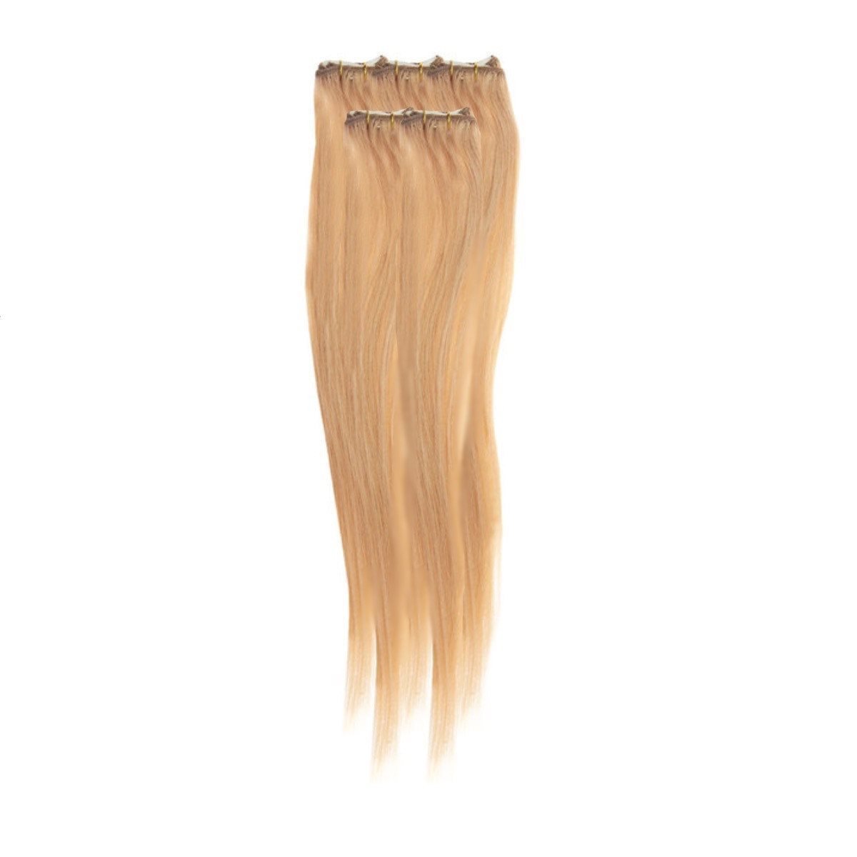 Economy Full Head Clip in Hair 18 inch | Light Golden Blonde Blend - beautyhair.co.ukHair Extensions