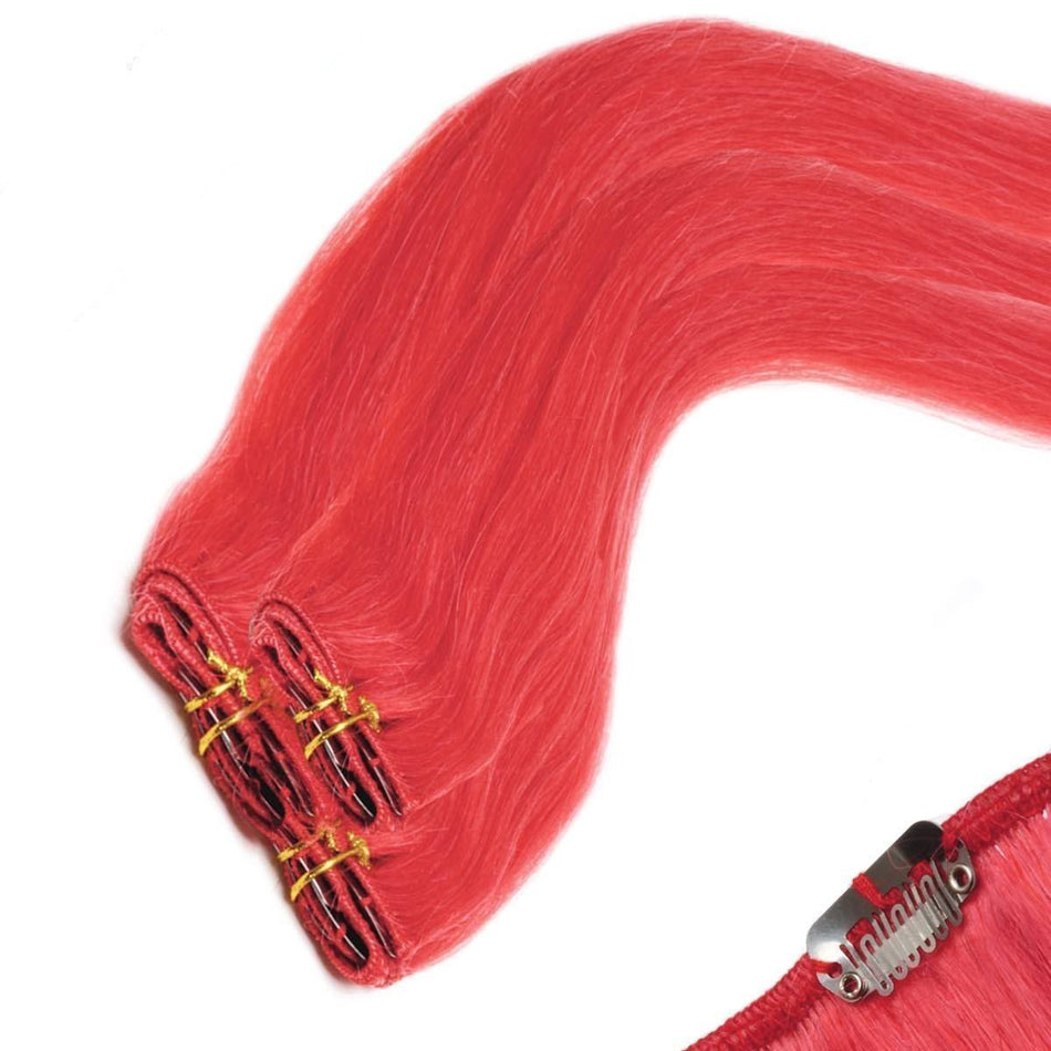 Economy Full Head Clip in Hair Extensions 18" | 100% Silky Human Hair | Secure Grip & Easy Application - beautyhair.co.ukHair Extensions