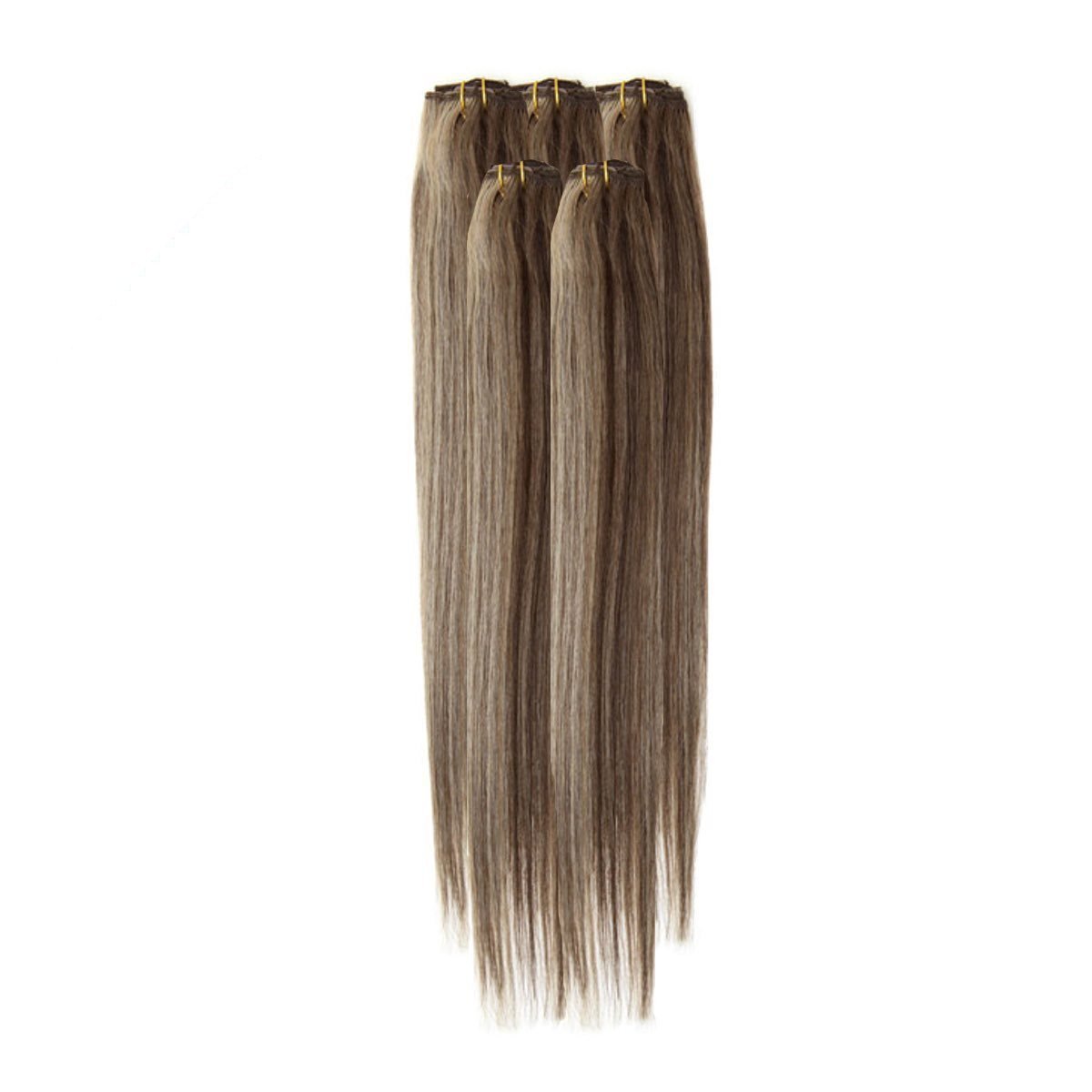 Economy Full Head Clip in Hair 18 inch | Saturn Mix - beautyhair.co.ukHair Extensions