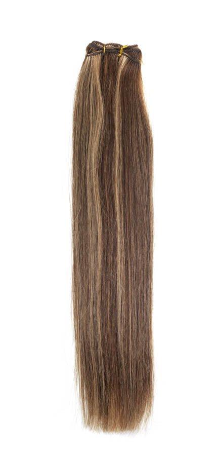 Euro Hair Weave Extensions 18" Brown Bronze Blonde Mix (P4/27) - beautyhair.co.ukHair Extensions