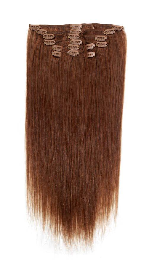 Full Head | Clip in Hair | 18 inch | Auburn Fire (30) - beautyhair.co.ukHair Extensions