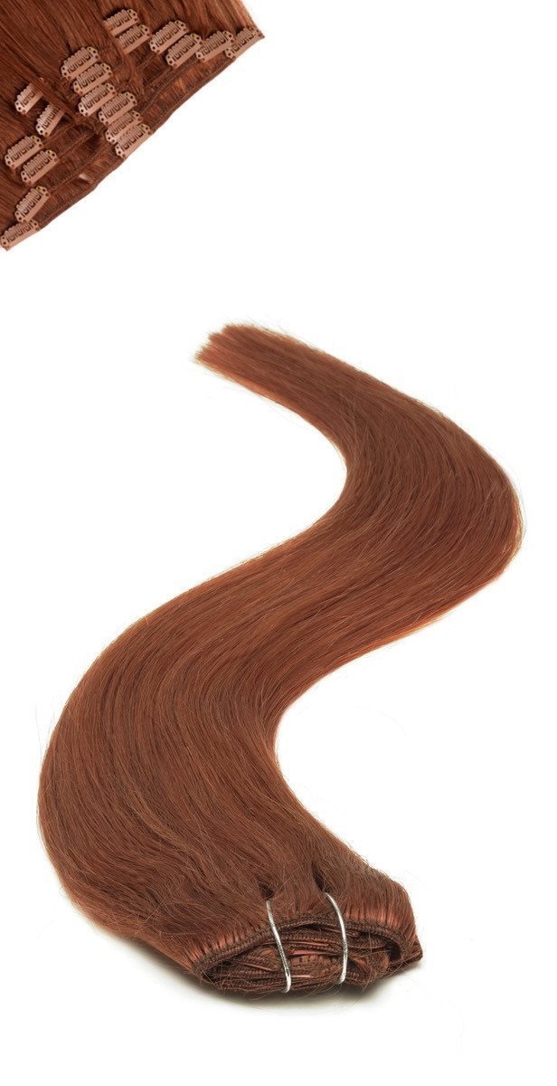 Full Head | Clip in Hair | 18 inch | Auburn Fire (30) - beautyhair.co.ukHair Extensions