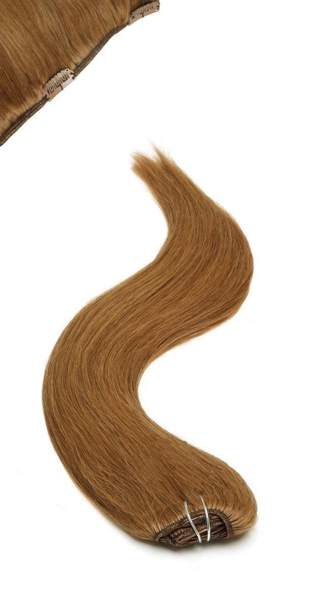 Full Head | Clip in Hair | 18 inch | Hazel Brown (5B) - beautyhair.co.ukHair Extensions