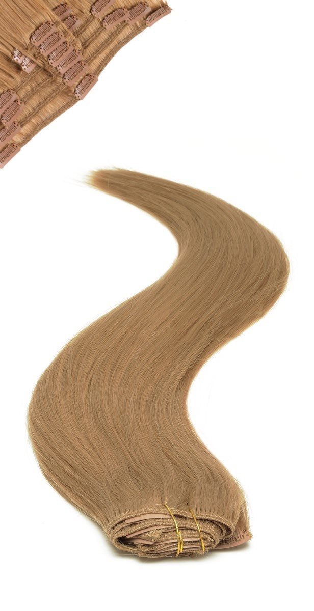 Full Head | Clip in Hair | 18 inch | Honey Blonde (14) - beautyhair.co.ukHair Extensions