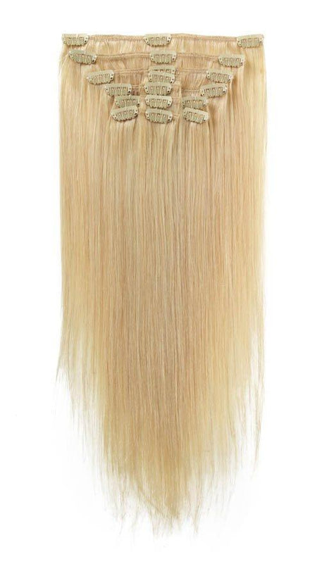 Full Head | Clip in Hair | 22 inch | Blondie Blonde (22) - beautyhair.co.ukHair Extensions