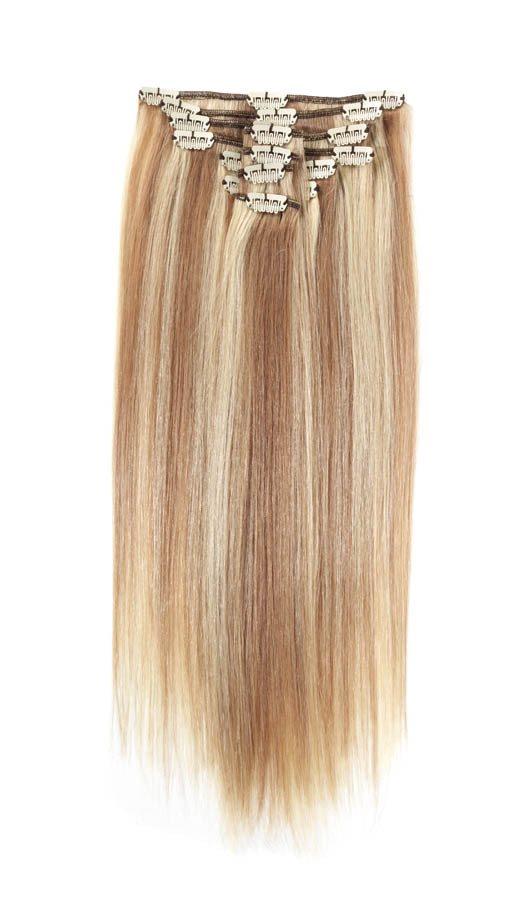 Full Head | Clip in Hair | 22 inch | Golden Blonde Blend 10/22 - beautyhair.co.ukHair Extensions