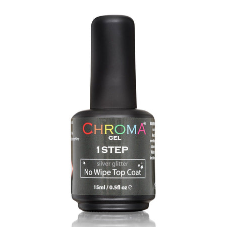 Glitter No Wipe Top Coat | Silver Glitter | #83 - Beauty Hair Products Ltd