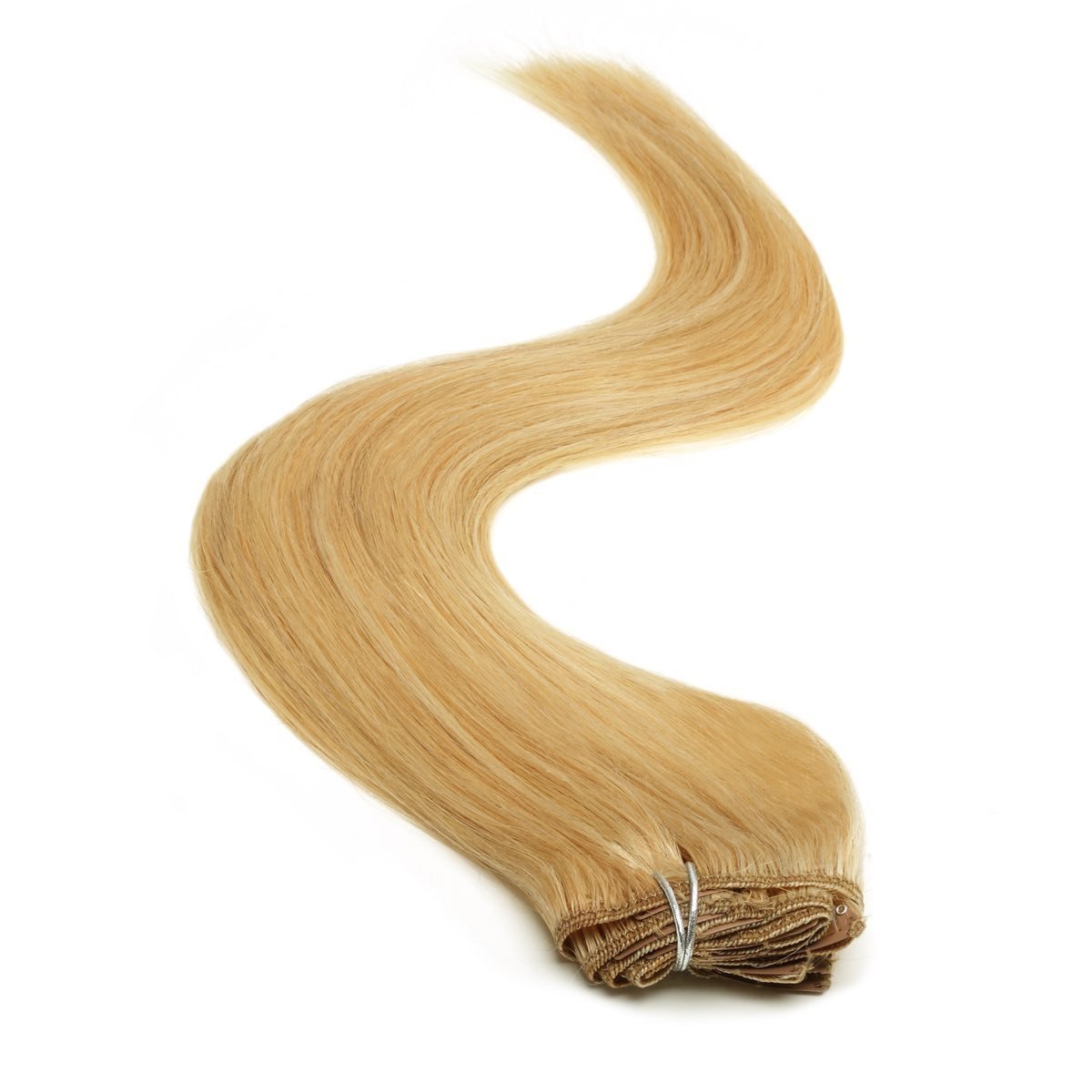 Half Head | Clip in Hair | 18 Inch | Golden Blonde Blend 24/27 - beautyhair.co.ukHair Extensions