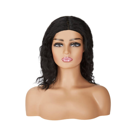 Human Hair Lace Wig - Wavy Natural Black - Beauty Hair Products Ltd