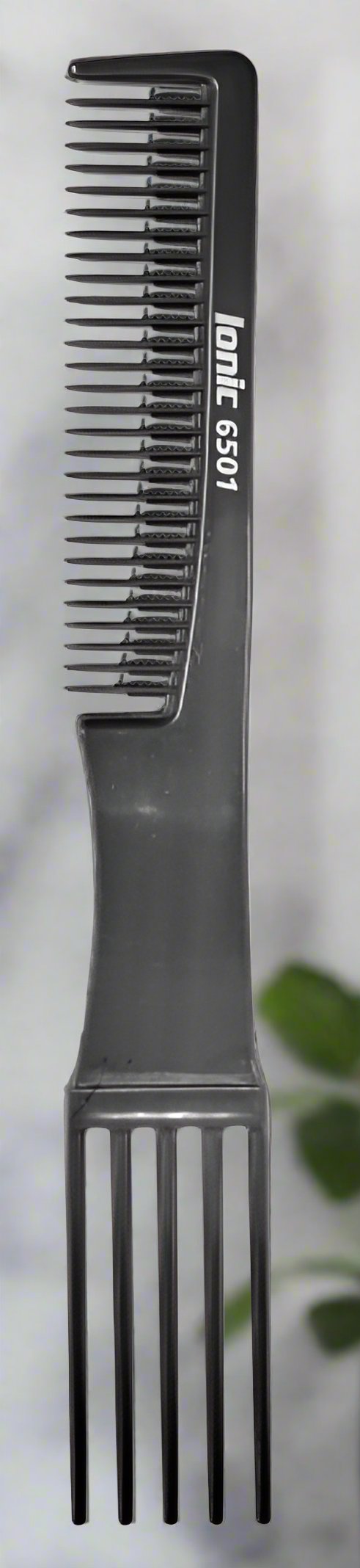 Ionic Comb with Fork Teeth