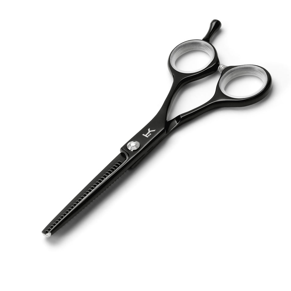 Kobaruto Black Hair Thinning Scissors 5.5 inch 30 Teeth - Beauty Hair Products Ltd