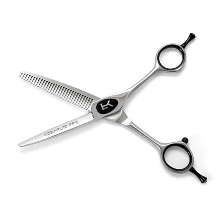 Kobaruto PFX Professional Thinning Scissors 6 inch 440C Cobalt - Beauty Hair Products Ltd