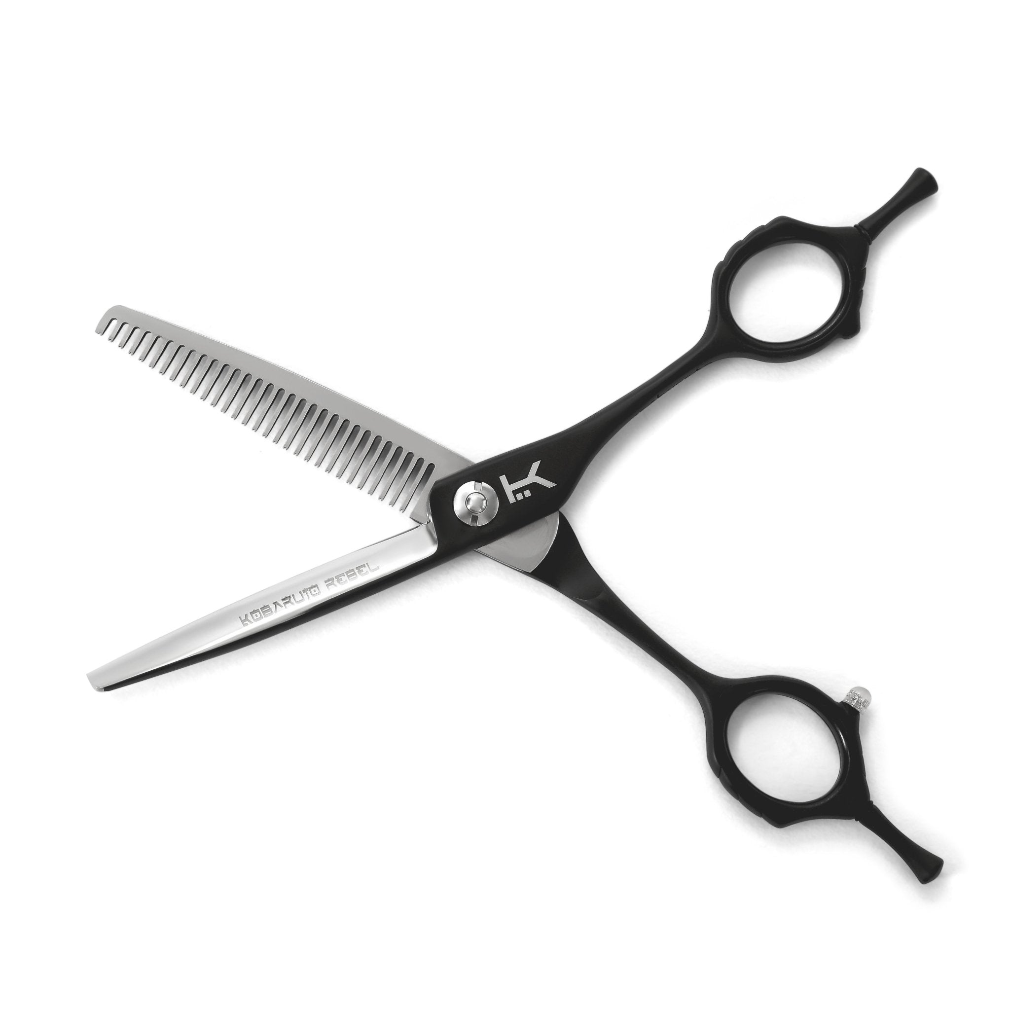 Kobaruto Rebel Professional Thinning Scissors 6 inch 440C 35T - Beauty Hair Products Ltd