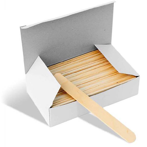 Large Wooden Waxing Spatulas 100/pack - Beauty Hair Products LtdWax Heaters