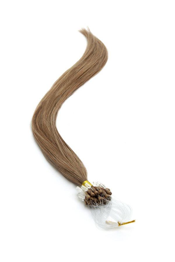 Micro Ring Hair Extensions | 18 inch Coffee Brown (8) - beautyhair.co.ukHair Extensions