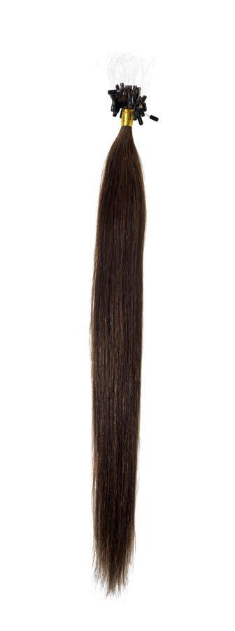 Micro Ring Hair Extensions | 18" Brown | Remy Human Hair | Hassle-Free Installation - beautyhair.co.ukHair Extensions