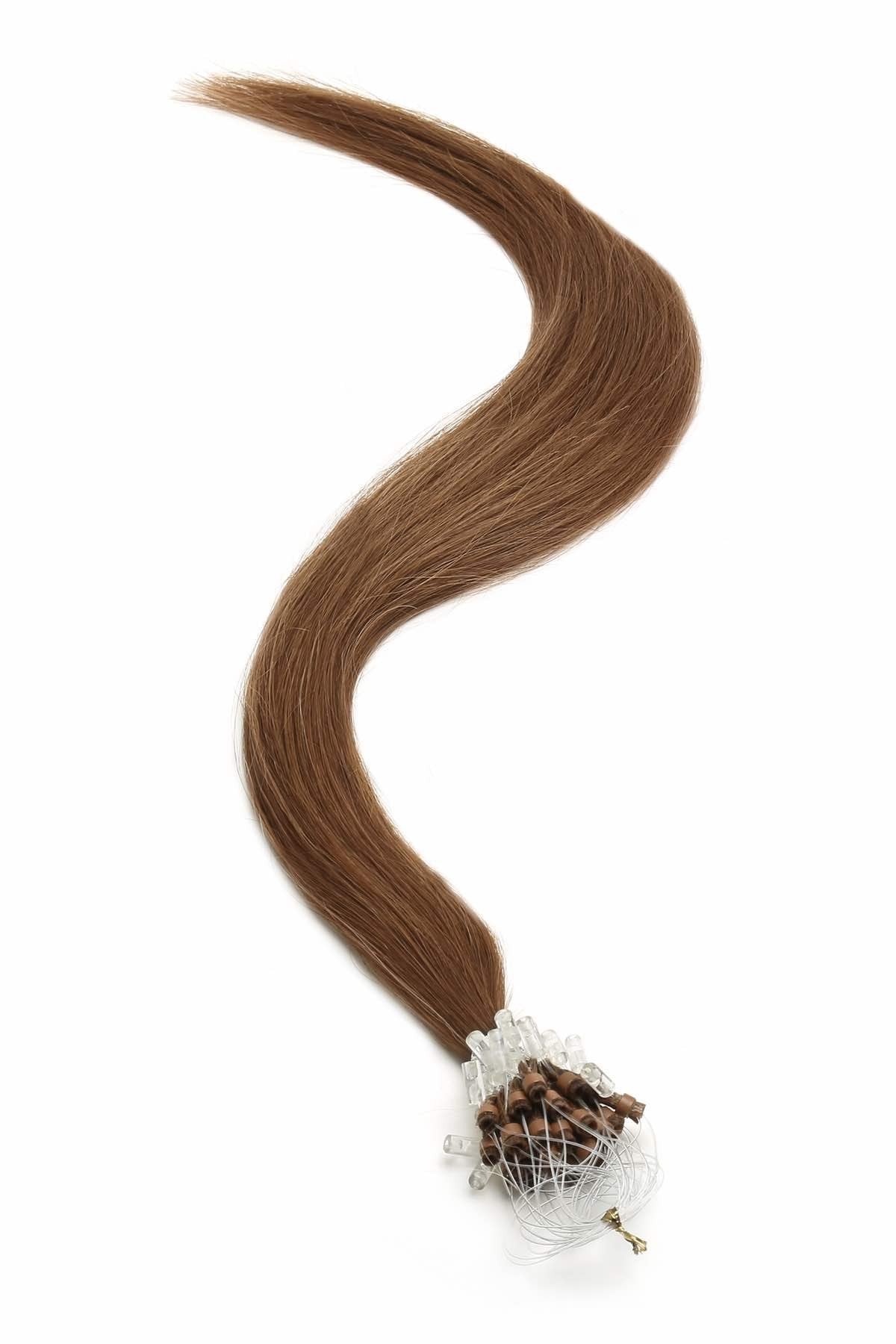 Micro Ring Hair Extensions | 18 inch Warm Brown (4LB) - Beauty Hair Products LtdHair Extensions