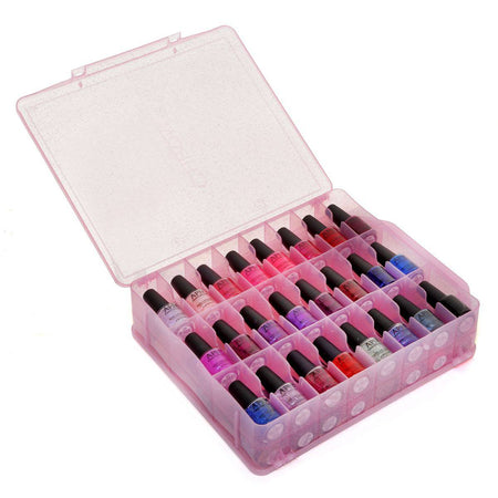 Nail Polish Case Holder - Fits 48 Bottles and is Compact & Lightweight - beautyhair.co.ukChroma Gel