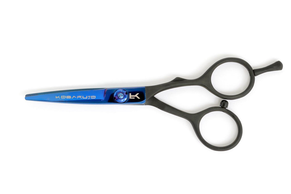 Professional Hair Shears Blue Cobalt Scissors 5 inch - Beauty Hair Products Ltd