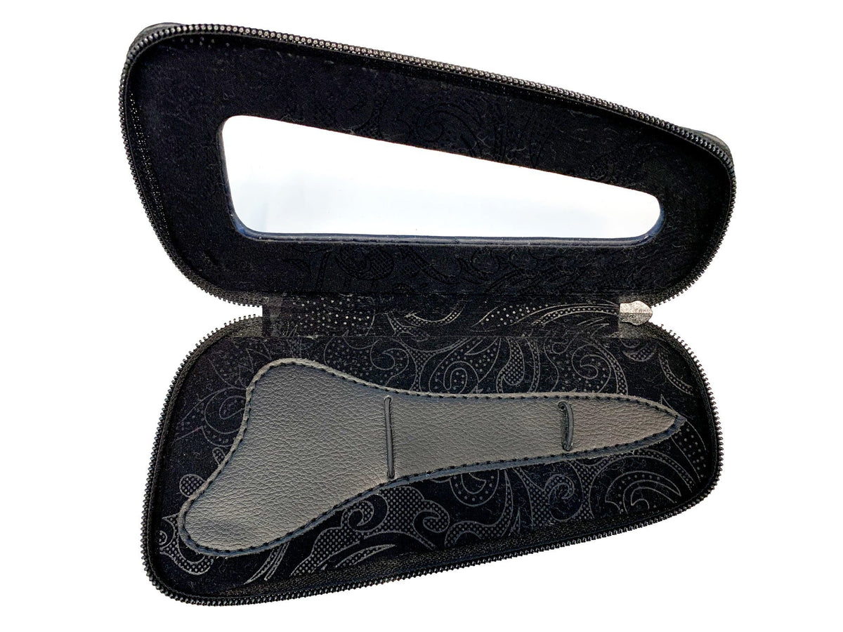 Scissors Pouch Case made of Synthetic leather in black - Beauty Hair Products Ltd