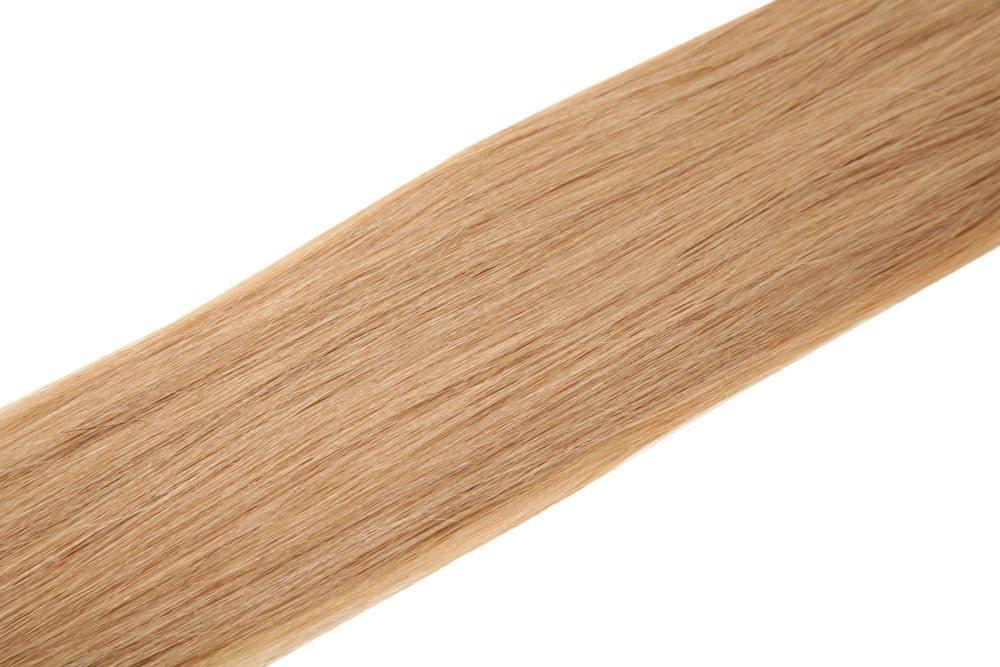 Golden Blonde 27 Single Weft Clip In Hair Extensions - 18" Length - beautyhair.co.ukHair Extensions