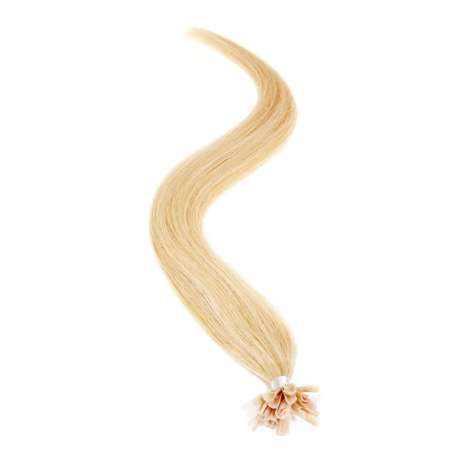 U Tip Hair Extensions - 18" Starlight Blonde (613) - 100% Remy Hair Extensions - beautyhair.co.ukHair Extensions