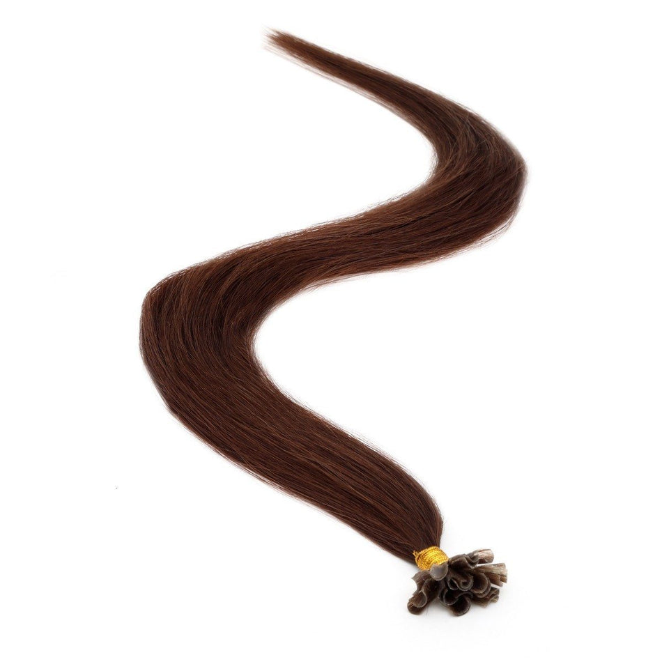 U Tip Pre Bonded Human Hair Extensions 18" Auburn Red (33) - Beauty Hair Products LtdHair Extensions