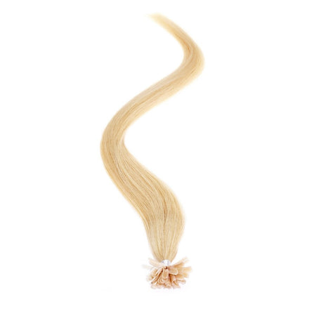 U Tip Pre Bonded Human Hair Extensions 22" Ash Blonde (60) - beautyhair.co.ukHair Extensions