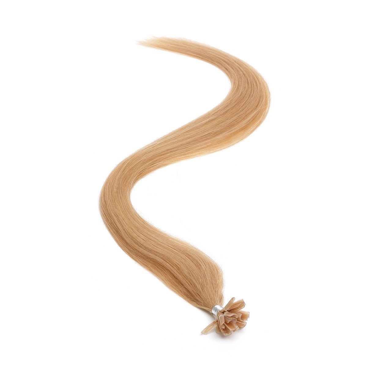 U Tip Pre Bonded Human Hair Extensions 22" Caramel Blonde (25) - beautyhair.co.ukHair Extensions