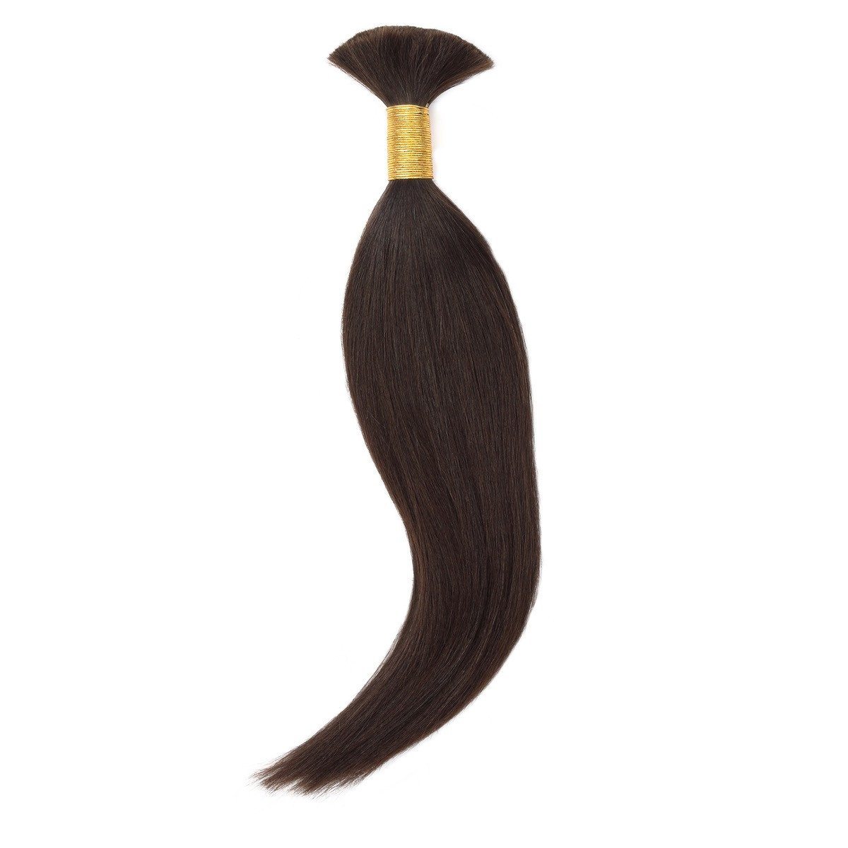 Yaki Bulk | Human Hair Extensions | 16 Inch | Barely Black (1b) - Beauty Hair Products LtdHair Extensions