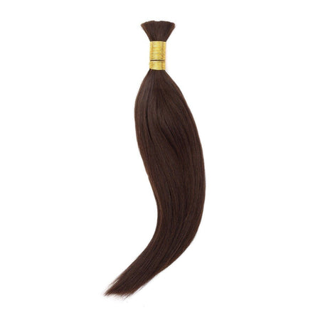 Yaki Bulk | Human Hair Extensions | 16 Inch | Brownest Brown (2) - Beauty Hair Products LtdHair Extensions