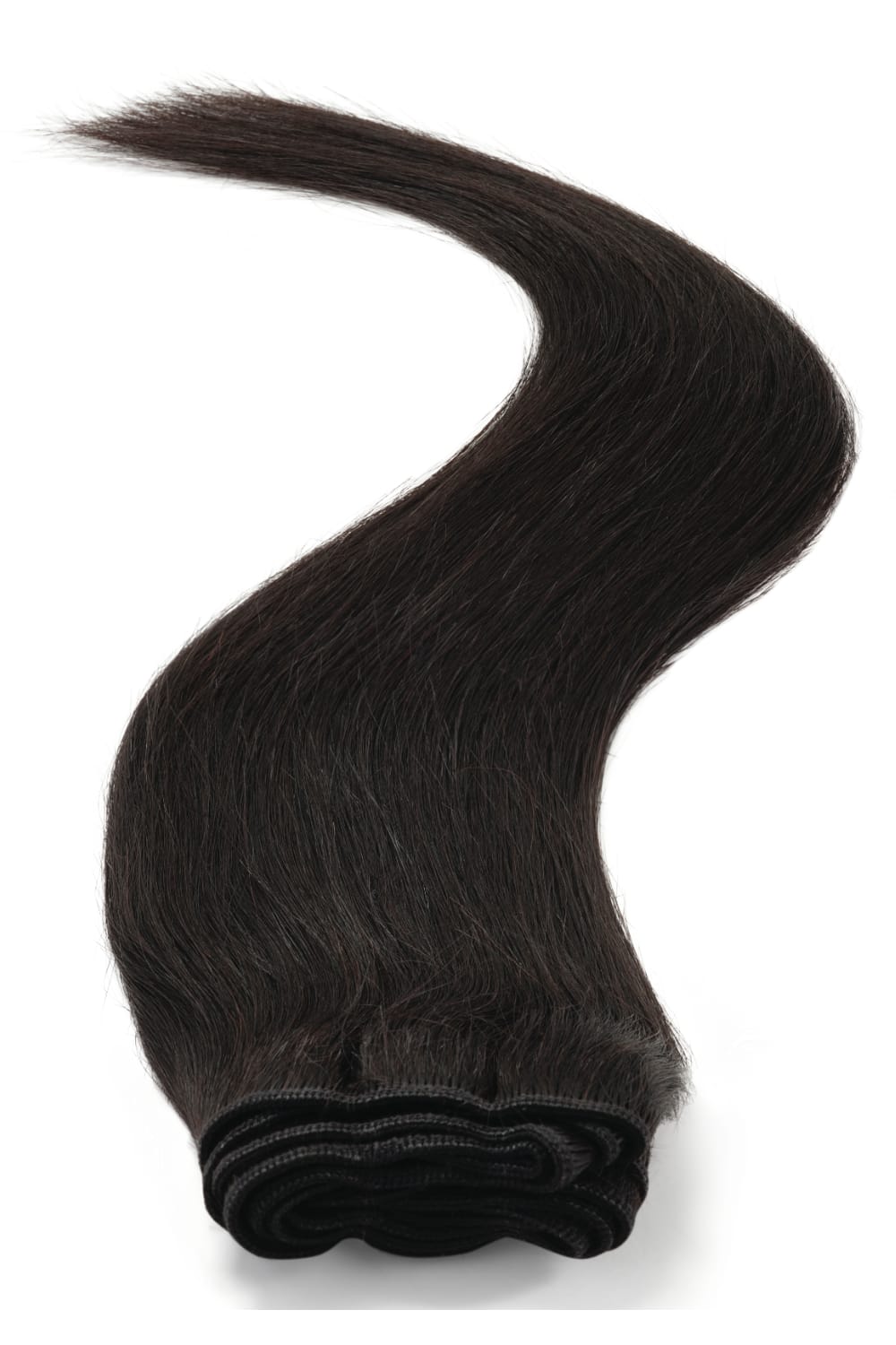 Yaki Silky Weave Hair Extensions | 18 Inch | Barely Black 1B - Beauty Hair Products LtdHair Extensions