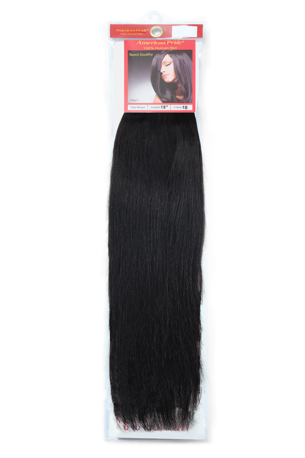 Yaki Silky Weave Hair Extensions | 18 Inch | Barely Black 1B - Beauty Hair Products LtdHair Extensions