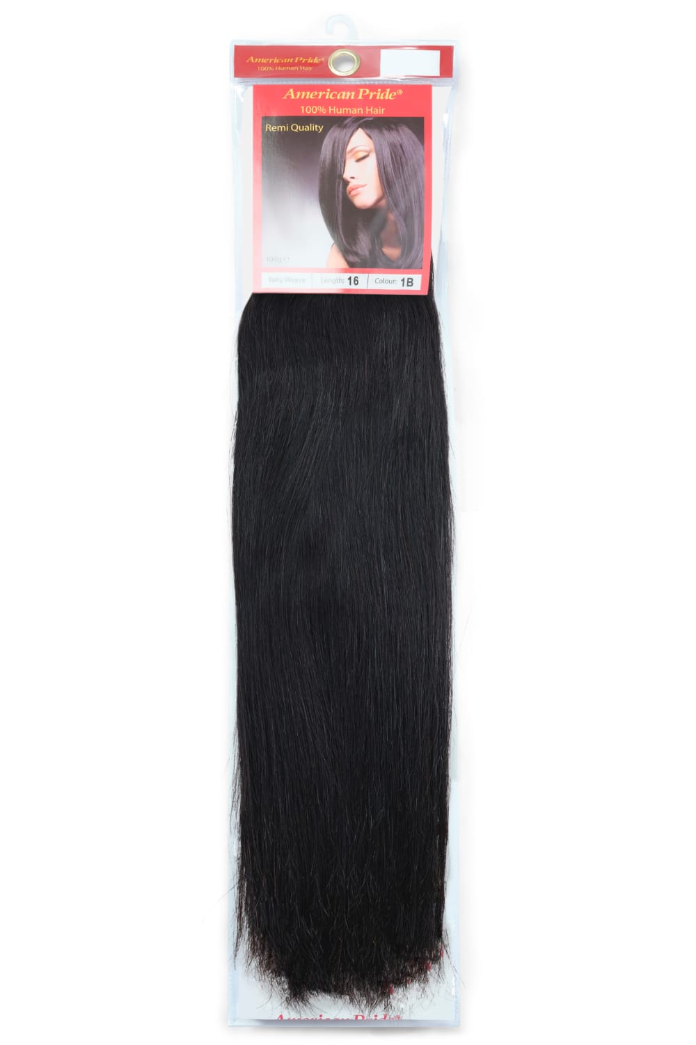 Yaki Silky Weave | Human Hair Extensions | 16 Inch | Barely Black (1b) - Beauty Hair Products LtdHair Extensions