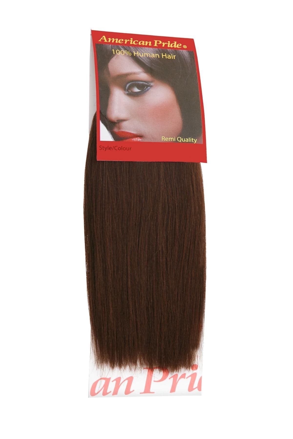 Yaki Weave | Human Hair Extensions | 8 Inch | Dark Brown (3) - Beauty Hair Products LtdHair Extensions